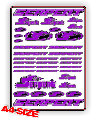 Serpent sticker sheet car - sticker,