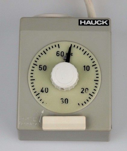 Hauck sec timer clock - hauck,