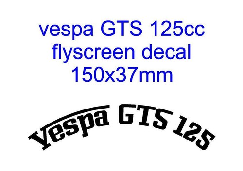 Curved vespa gts 125cc - curved, special