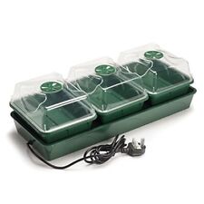 Heated Propagator - Electric, Shatter Resistant, 3-Bay Windowsill Tray, 12W