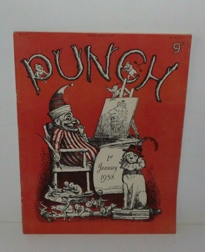 Vtg punch magazine 1st january - 1st,