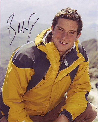 Bear grylls signed autographed - bear,
