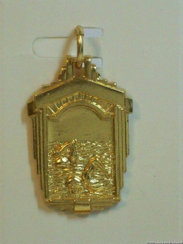 Vintage 1950s swimming - vintage, medal