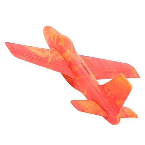 Red throwing foam airplane - foam,