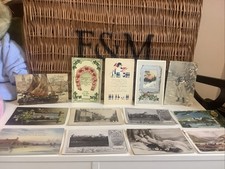 X 13 ANTIQUE CHRISTMAS POSTCARDS,CIRCA 1906 ONWARDS