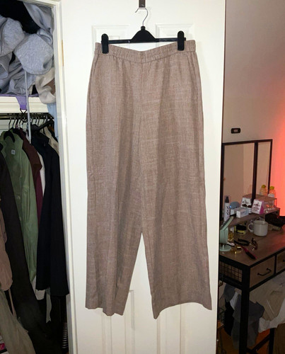 Zara women brown wide leg - brown, wide-leg