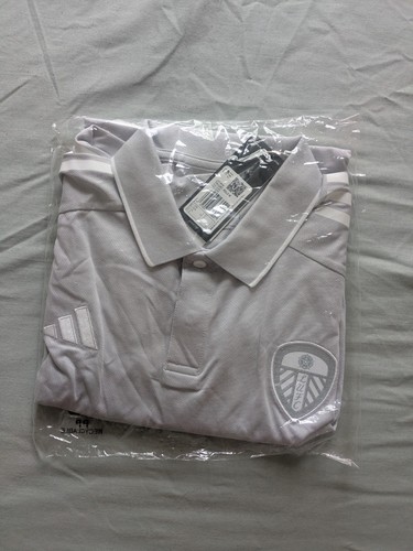 Leeds united adidas grey polo - adidas,