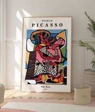 Pablo Picasso The Kiss Print