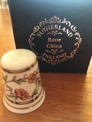 Hammersley bone china thimble - hammersley,