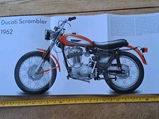 DUCATI SCRAMBLER  / BMW R69S  MAN CAVE FOLD OUT POSTER
