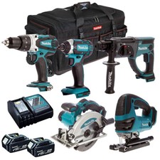 Makita 18V 5 Piece Power Tool