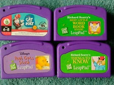My First Leappad  Cartridges-Word book,Poo gets stuck,Cat in Hat,Things to Know