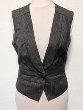 Next Taupe Striped Fitted