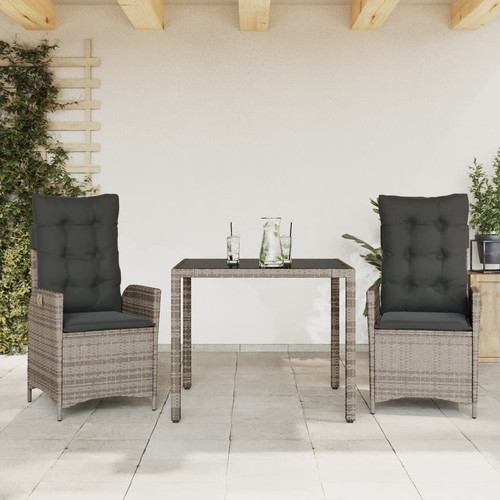 Garden dining set grey - garden,