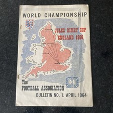 *Ultra Rare*World Cup 1966 England Football Championship Bulletin*No.1