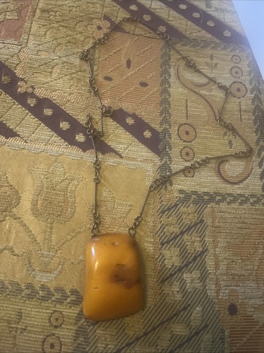 Vintage baltic amber - vintage, pendant