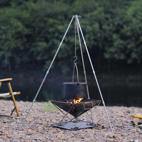 Camping bonfire tripod - camping,