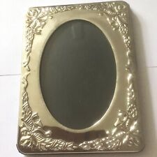 1980's Original 5x7 Victoria Secrets Silver Plated Photo Frame with Album Inside