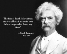 MARK TWAIN "THE FEAR OF DEATH