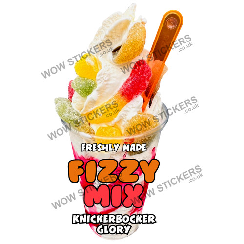 Ice cream van - , sticker