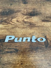Fiat punto car badge / letters name plate for boot