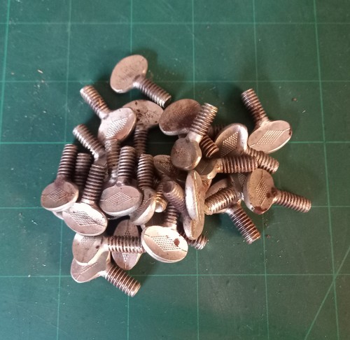 Vintage small thumb bolts - thumb,