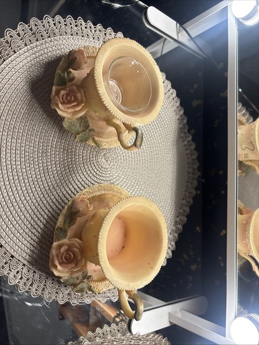 Tea cup candles holders - cup,