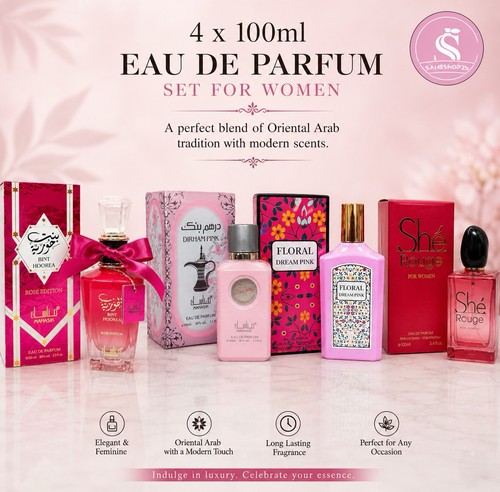 4x100ml women perfume - 4x100ml,