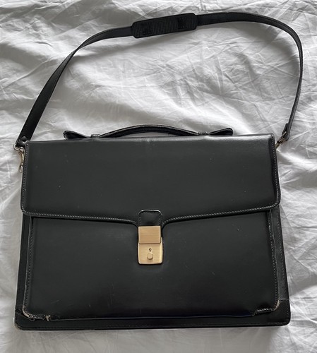 Vintage black leather - vintage,