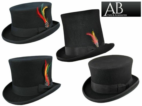 Top hat wool - hat, dress