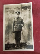 WW1 LINCOLNSHIRE REGIMENT REAL PHOTO postcard 1