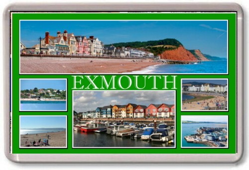 Fridge magnet exmouth - magnet,