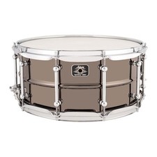Ludwig LU6514C 14x6.5" Universal Brass Snare Drum with Chrome Hardware, 1mm All 