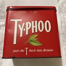 Vintage typhoo tea - (empty),