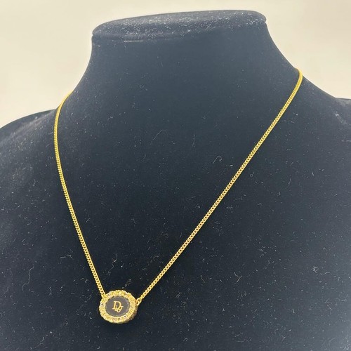 Christian dior necklace navy - necklace,