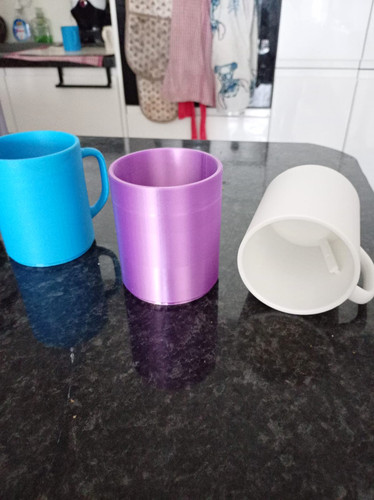 Piece plastic coffee mug - plastic,