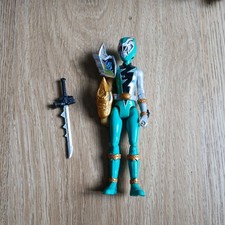 6 inch Power Rangers GREEN RANGER Super Dino Fury Hasbro Lightning with sword