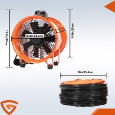 12" 300MM CYCLONE DUST FUME