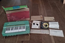 Vintage 1950s Hohner Organetta Mint Green Type 9806 Germany Electric Organ