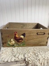 Wooden Crate With Paint