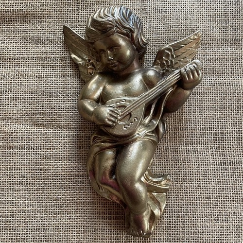 Vintage wall hanging cherub - vintage,