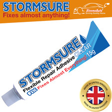 STORMSURE 15G FLEXIBLE REPAIR ADHESIVE GLUE CLEAR FIX RIPS AND HOLES FAST UK