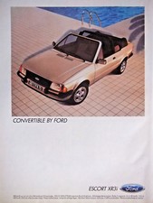 1983 FORD ESCORT XR3i PRESS AD