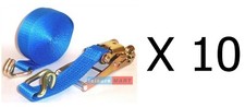 10 x Ratchet Straps Heavy Duty