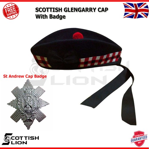 Glengarry hat scottish piper - glengarry,