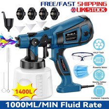 Handheld Wall Fence Paint Sprayer Electric Spray Gun Paint Fence Airless HVLP UK
