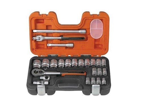 Bahco s240 socket set 24 - set,
