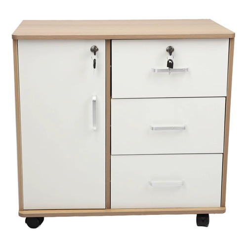 Natural wood storage - natural, cabinet