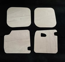 Vauxhall Vivaro Ply Lining Panels 2002-18 Back Door Panels Only 6mm Top & Bottom