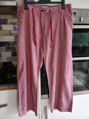 Ladies linen blend - linen, wide